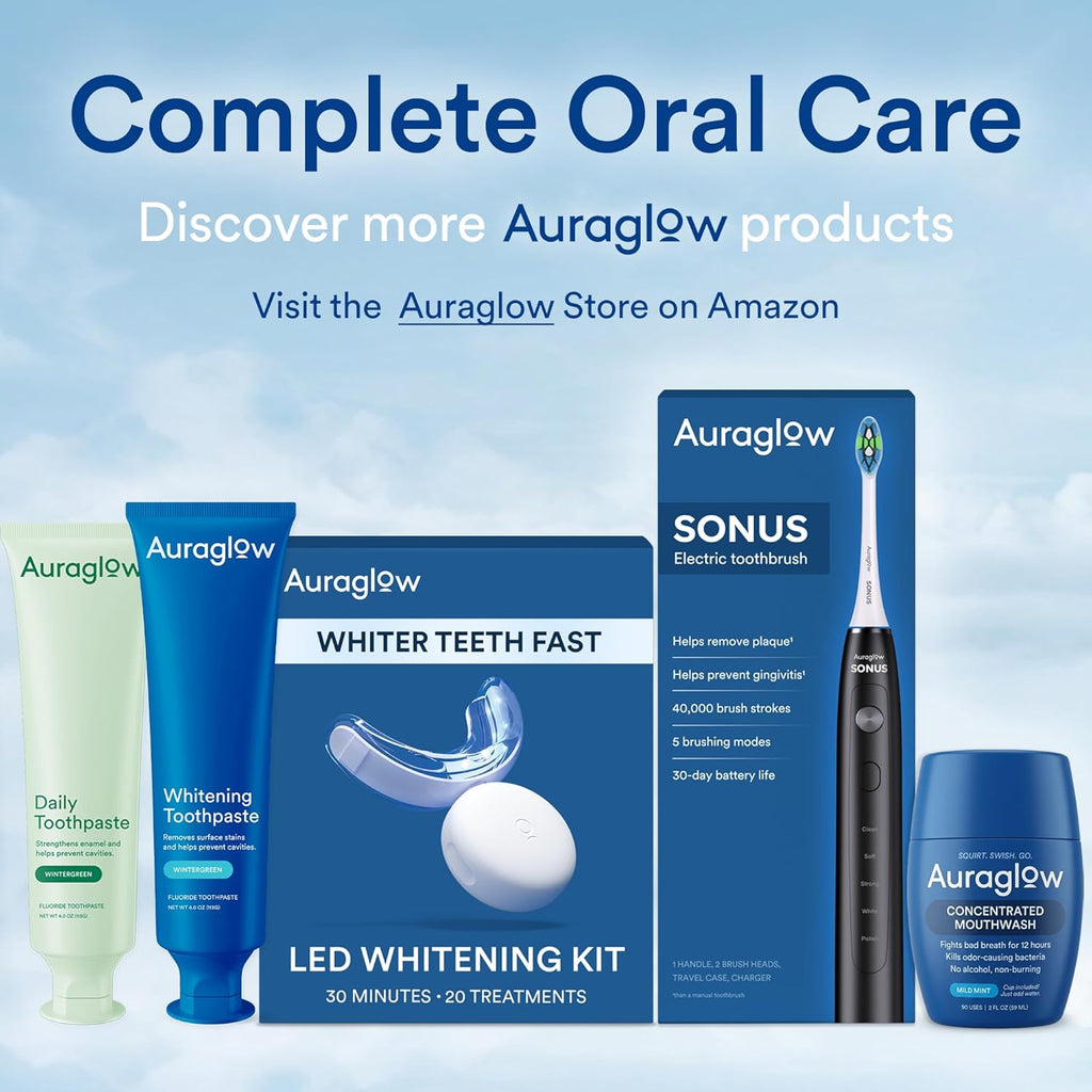 Professional LED Teeth Whitening Kit | Helps Brighten & Remove Surface Stains